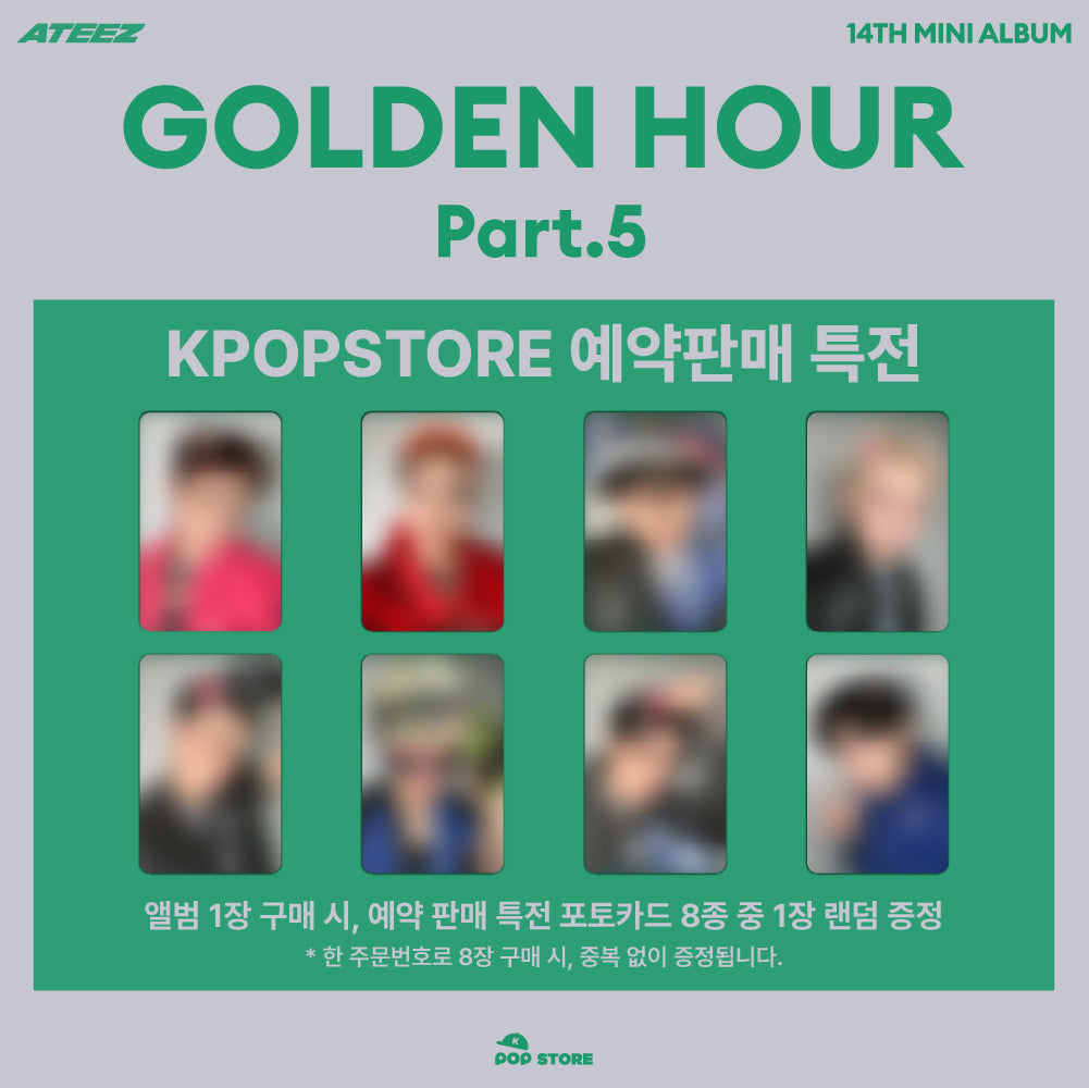 [PRE-ORDER] ATEEZ - GOLDEN HOUR : Part.5 (14th Mini Album) Photobook Ver.