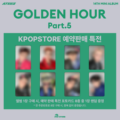 [PRE-ORDER] ATEEZ - GOLDEN HOUR : Part.5 (14th Mini Album) Photobook Ver.