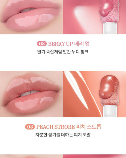 rom&nd - Juicy Flash Lip Oil (ILLIT WONHEE Pink)