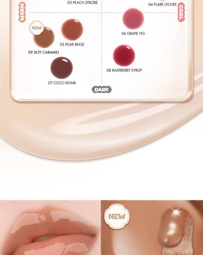 rom&nd - Juicy Flash Lip Oil (ILLIT WONHEE Pink)