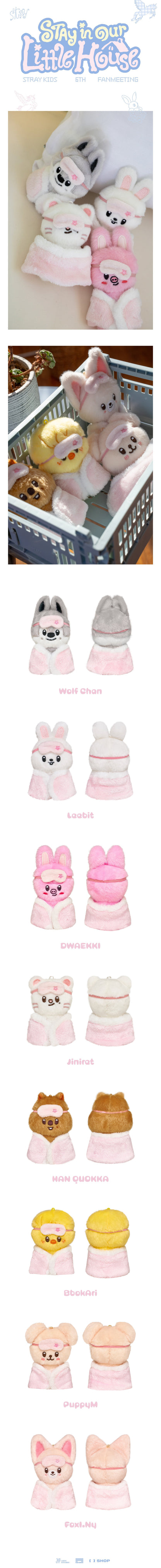 Stray Kids - STAY in Our Little House SKZOO Plush 10cm Ver. (Pre-Order)