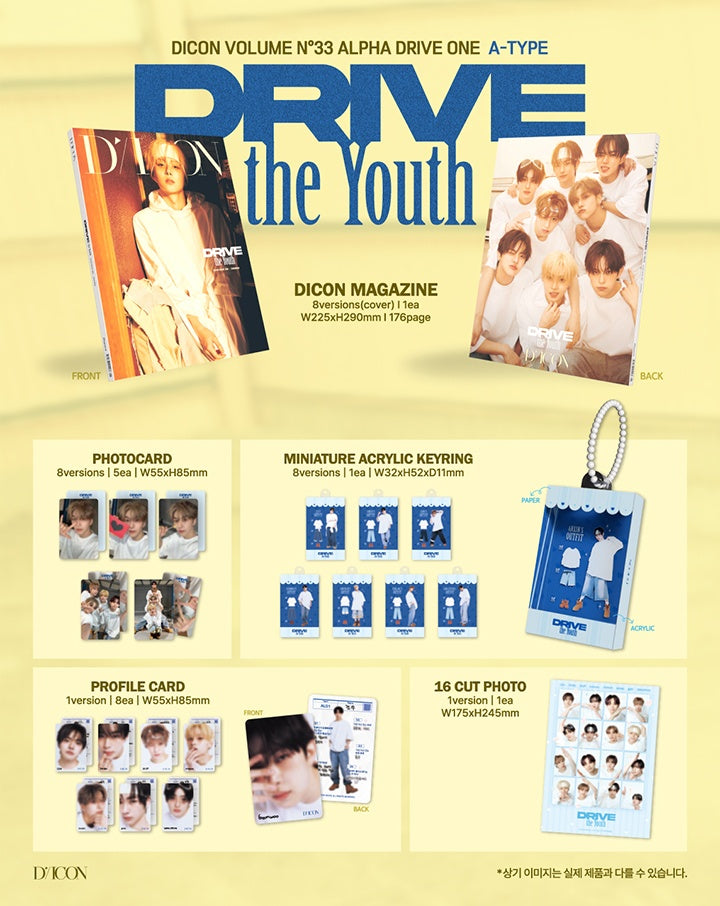ALPHA DRIVE ONE - DICON Volume N°33 Drive the Youth (A Type)