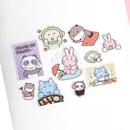 Be on D - After the Rain, Today’s Diary Sticker Pack (5 Sheets)