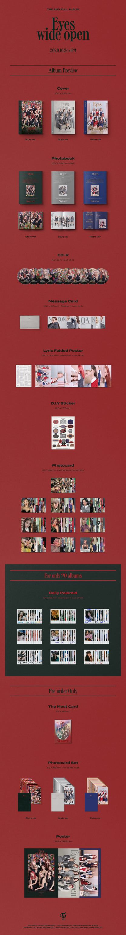 TWICE - Eyes wide open (2nd Full Album)