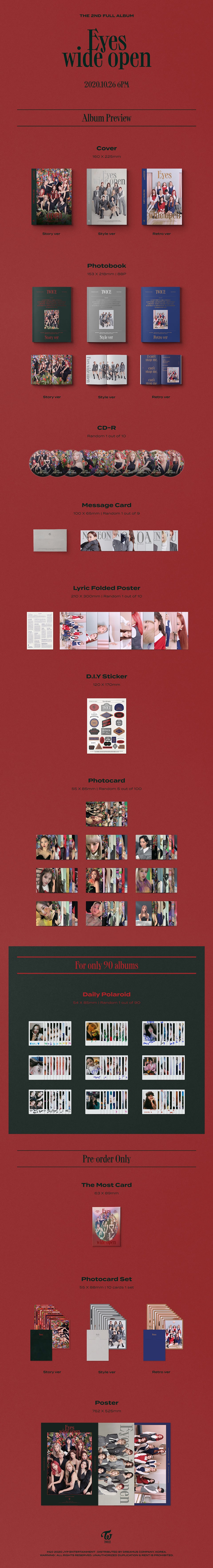 TWICE - Eyes wide open (2nd Full Album)