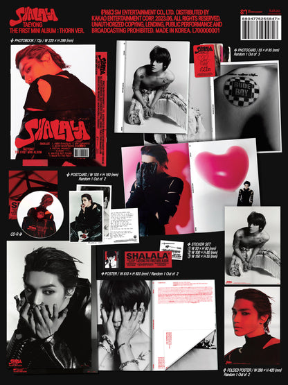 TAEYONG - SHALALA (1st Mini Album) Thorn Ver.