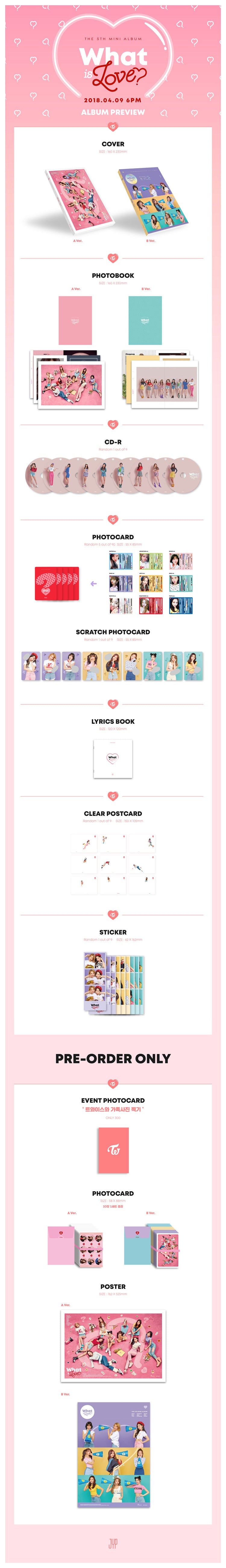 TWICE - What Is Love? (5th Mini Album)