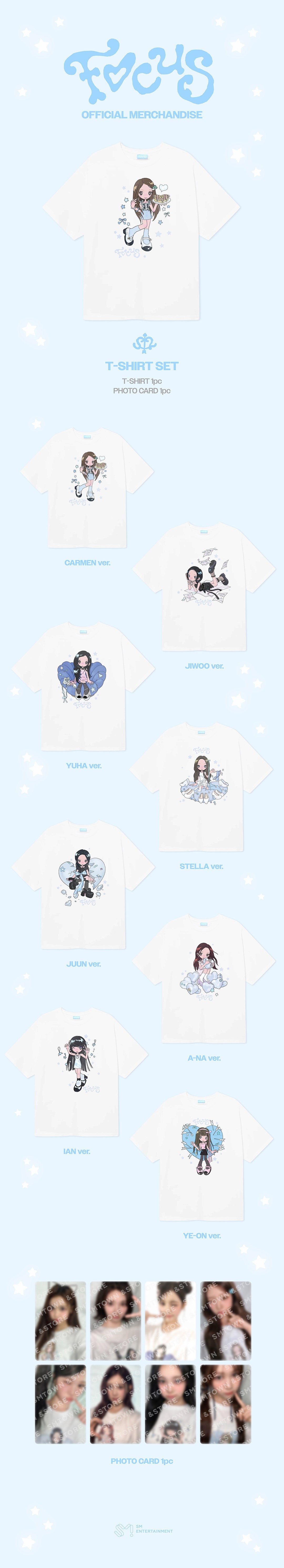 Hearts2Hearts - FOCUS (T-Shirt Set)