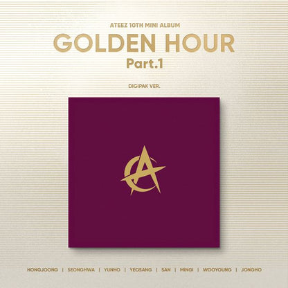 ATEEZ - GOLDEN HOUR : Part.1 (10th Mini Album) Digipak Ver. (Set Ver.)