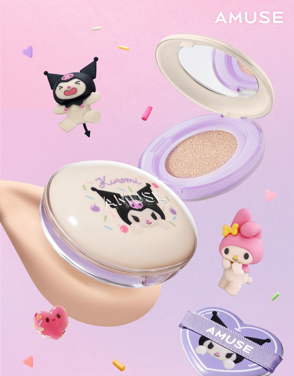 AMUSE Dew Jelly Master Cushion (+Refill) (My Melody & Kuromi Special Edition)