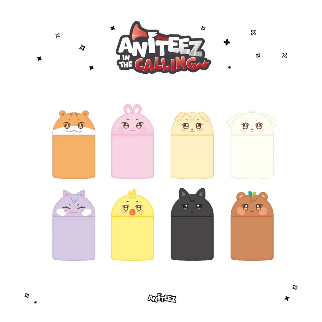 ATEEZ Aniteez in the Calling Mini Desk Trash Bin - JJOONGrami