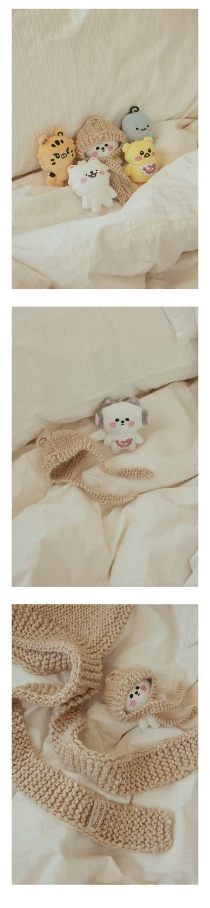 LE SSERAFIM - [KKUROCHET] FIM'S CLUB Hooded Scarf