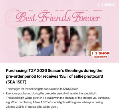 ITZY - 2026 Season's Greetings [Best Friends Forever] (POB Selectable)