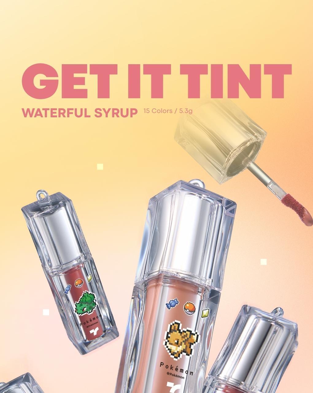 TONYMOLY - Get It Tint Waterful Syrup + Pokémon Photo Card Holder (Pokémon Collaboration)