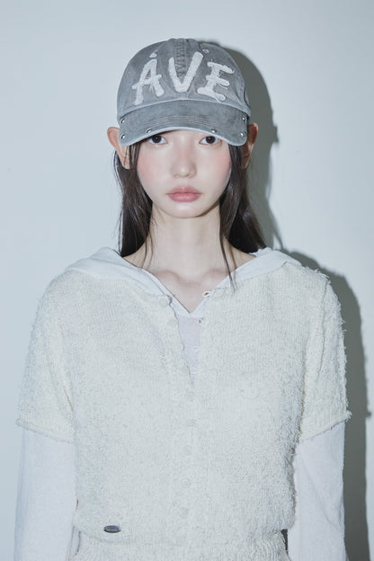 Avie muah - Applique Vintage Rivet Ballcap