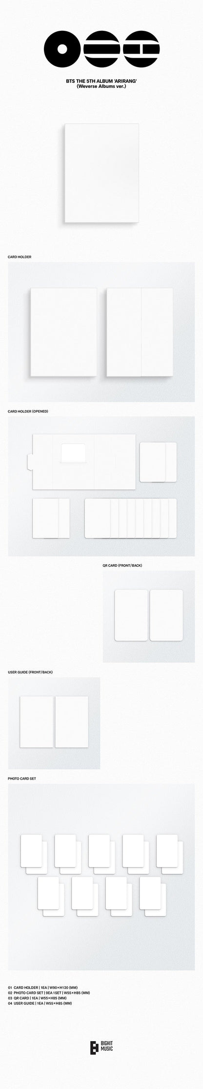 BTS - 5th Album *ARIRANG* (Weverse Albums Ver.) [Pre-Order]