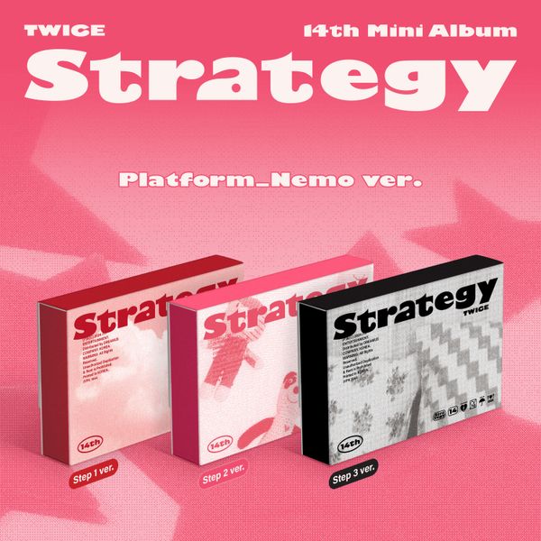 TWICE - STRATEGY (14th Mini Album) (Platform_Nemo Ver. / Random Ver.)