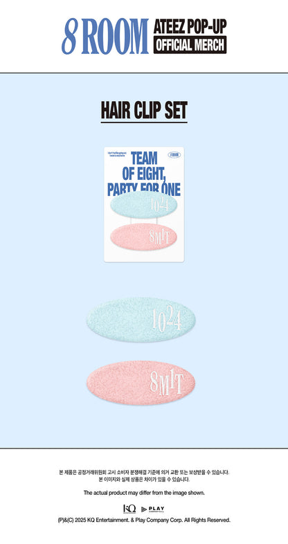ATEEZ - [POP-UP '8ROOM'] Hair Clip Set