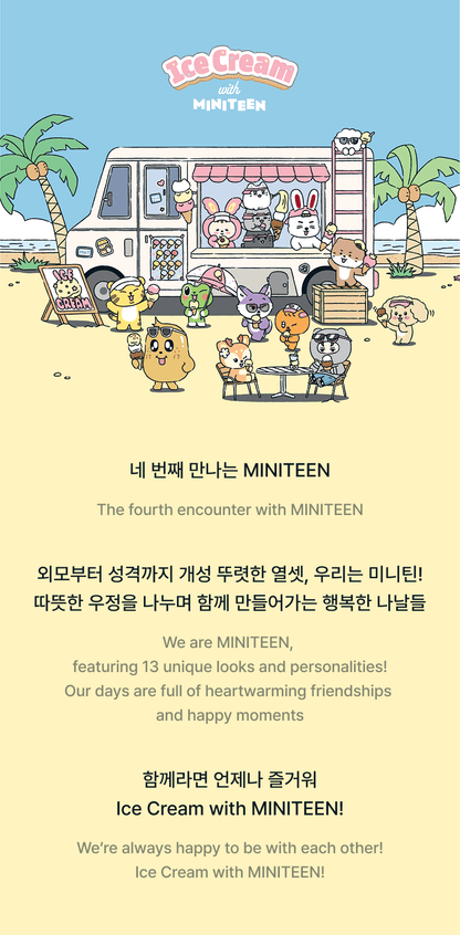 SEVENTEEN - MINITEEN Metal Magnet (Ice Cream)