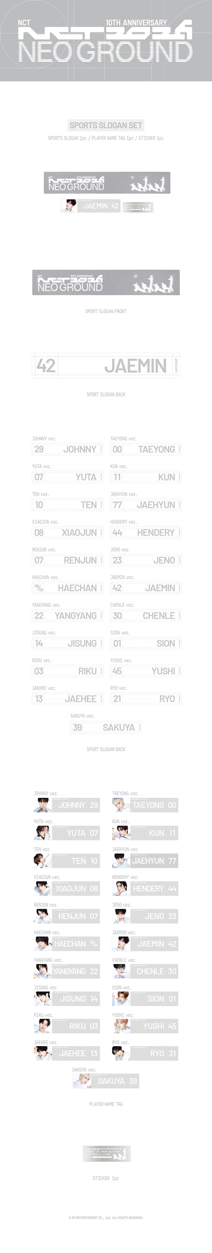 [PRE-ORDER] NCT - Sports Slogan (NCT 10TH ANNIVERSARY NCT 2026 POP UP : NEO GROUND MD)