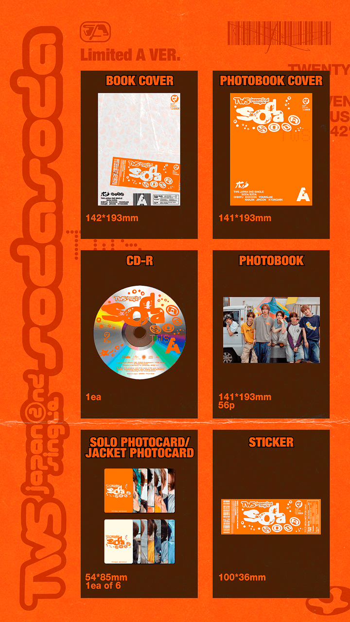 [PRE-ORDER] TWS - SODA SODA (Japan 2nd Single Album) Limited A Ver.