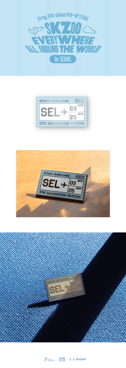 (Pre-Order) Stray Kids - SKZOO Everywhere All Around the World in Seoul (Metal Badge Seoul Ver.)