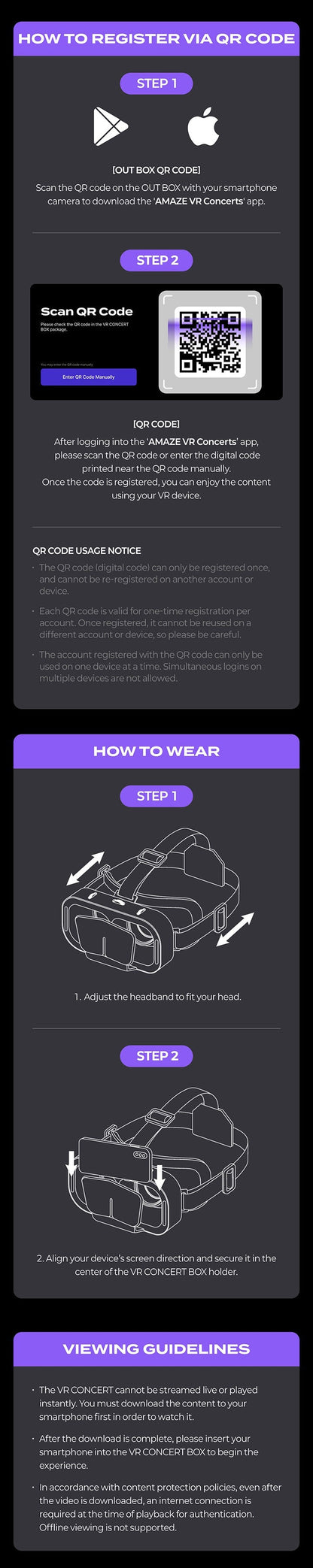 TOMORROW X TOGETHER - VR Concert Box HEART ATTACK Package