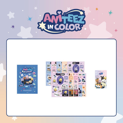 [PRE-ORDER] ATEEZ - Retro Sticker Book (ANITEEZ IN COLOR) - HONGJOONG