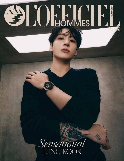 L'OFFICIEL Hommes Singapore Magazine - 2026.03 (Cover: BTS JUNG KOOK) (Pre-Order)