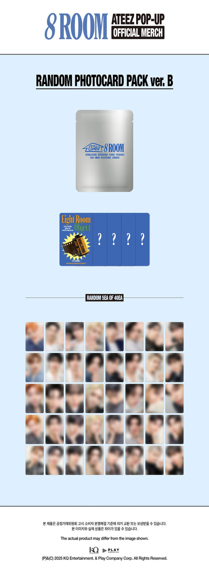 ATEEZ - [POP-UP '8ROOM'] Random Photocard Pack