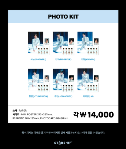 MONSTA X - [2026 WORLD TOUR THE X : NEXUS] Photo Kit [Pre‑Order]