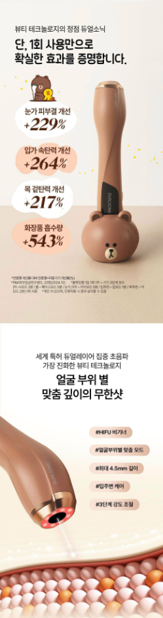 DUALSONIC x LINE FRIENDS - Effect (Ultrasonic Lifting & Skin Firming Care)