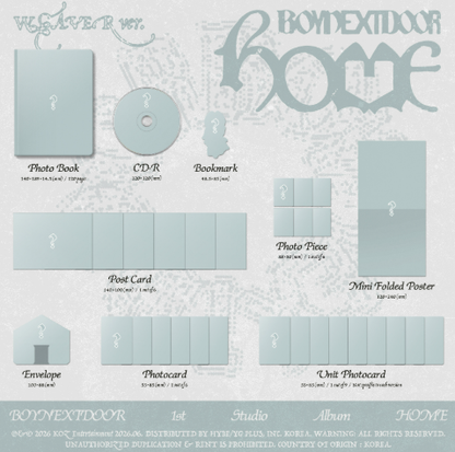 BOYNEXTDOOR - HOME (1st Studio Album)