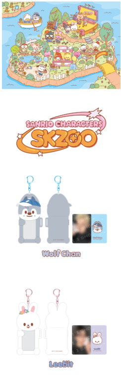 [PRE-ORDER] Stray Kids - Connecting Photocard Holder (SKZOO x Sanrio Characters)