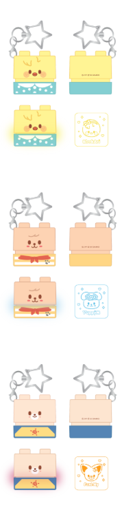 [PRE-ORDER] Stray Kids - Secret Block Stamp (SKZOO x Sanrio Characters)