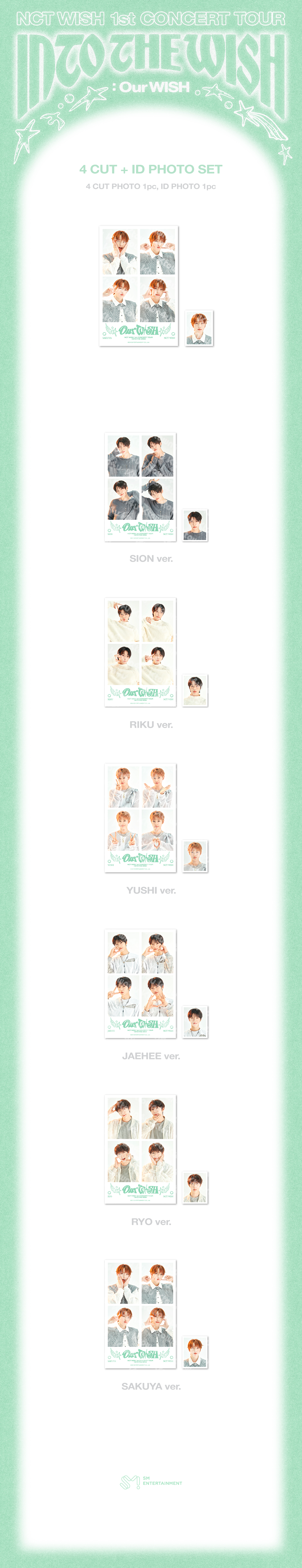 NCT WISH - INTO THE WISH : Our WISH (4-Cut + ID Photo Set) [PRE-ORDER]