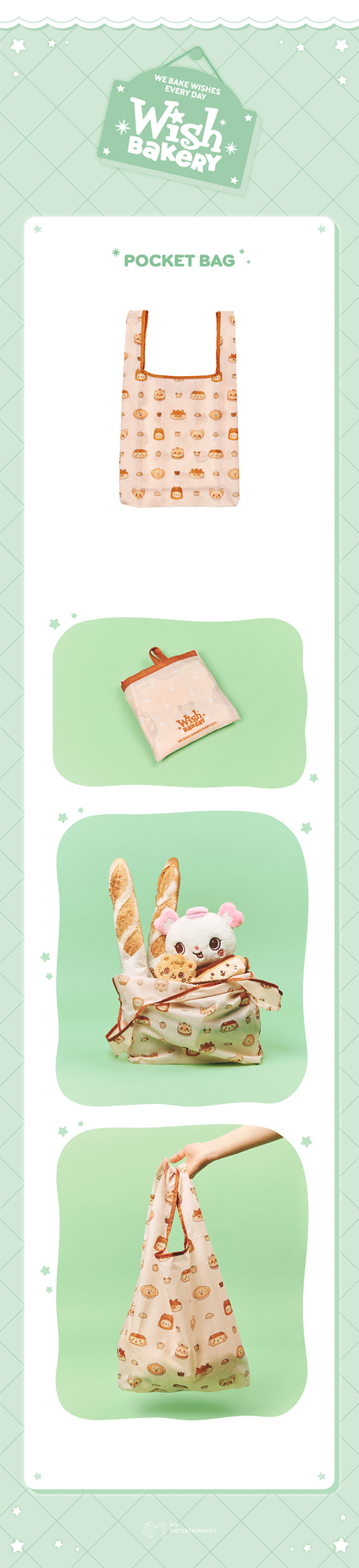 NCT WISH - 2026 Pop-Up 'WISH BAKERY' Pocket Bag