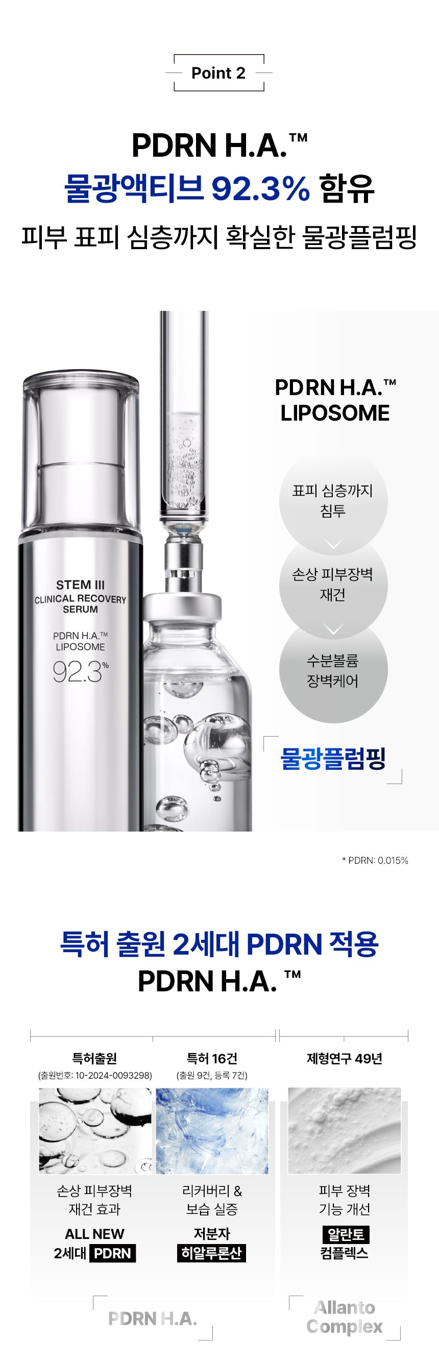 IOPE XMD Stem3 Clinical Recovery Serum 30ml [PDRN] (+Serum 5ml +Cream 5ml)