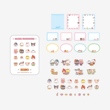 [PRE-ORDER] Stray Kids - Tin Case Sticky Note Set (SKZOO x Sanrio Characters)