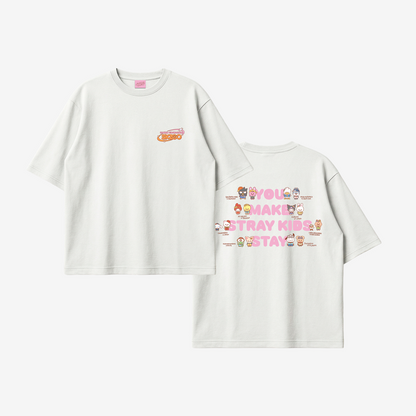 [PRE-ORDER] Stray Kids - SKZOO X Sanrio Characters T-Shirt