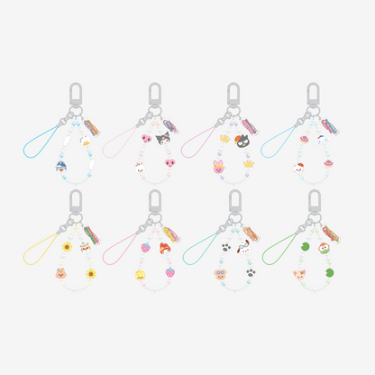 [PRE-ORDER] Stray Kids - SKZOO X Sanrio Characters Phone Beads Strap - FoxI.Ny X KEROKEROKEROPPI