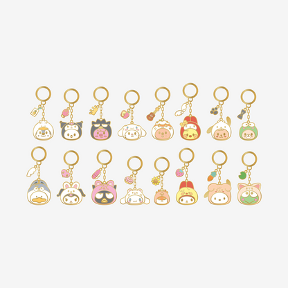 [PRE-ORDER] Stray Kids - Mini Figure Couple Keyring (SKZOO x Sanrio Characters) - KEROKEROKEROPPI