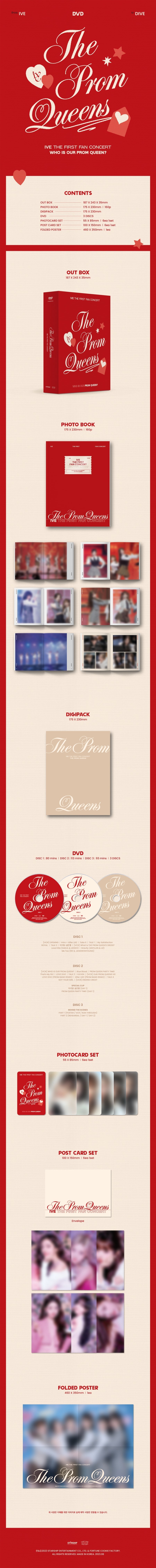 IVE - THE FIRST FAN CONCERT: The Prom Queens DVD