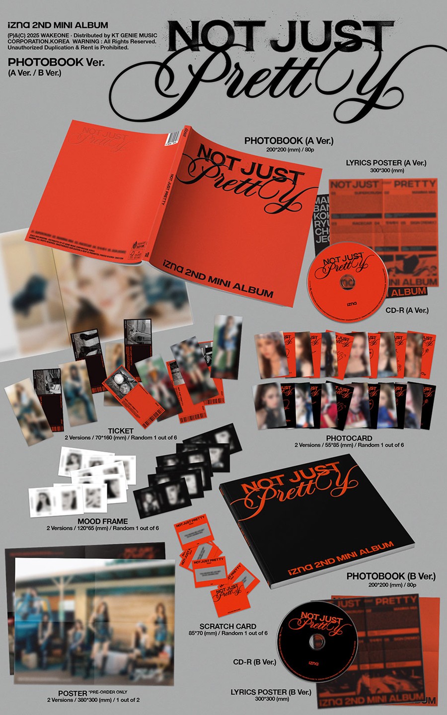 izna – 2nd Mini Album [Not Just Pretty] (Photobook Ver.)