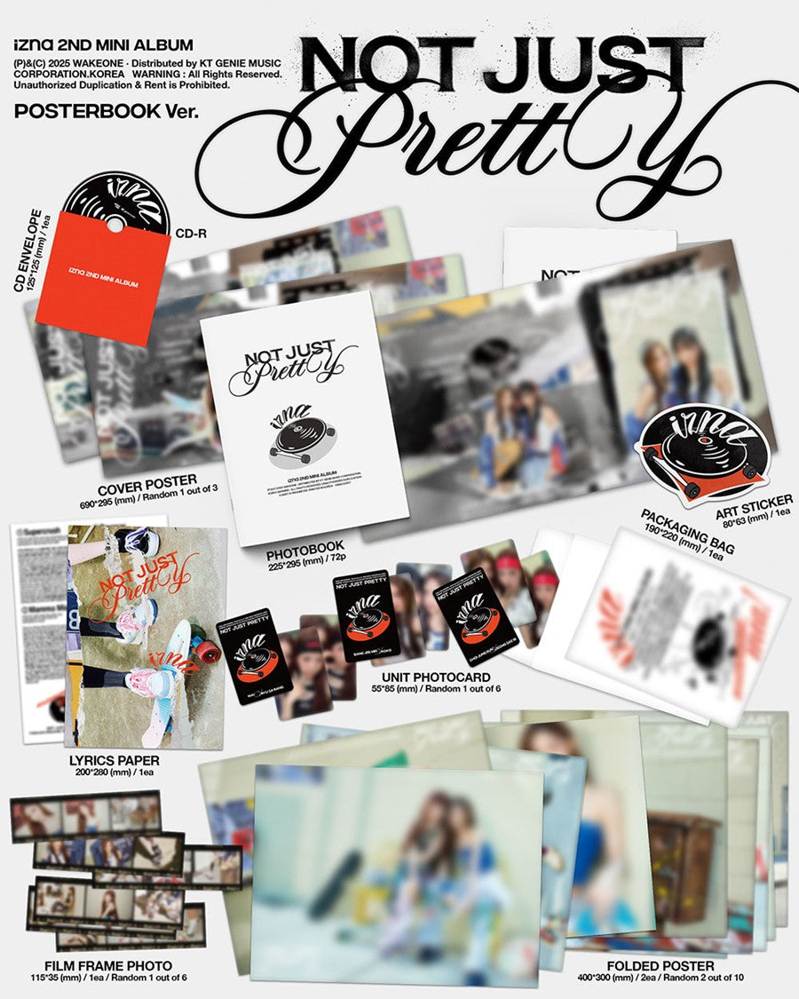 izna – 2nd Mini Album [Not Just Pretty] (Posterbook Ver.)