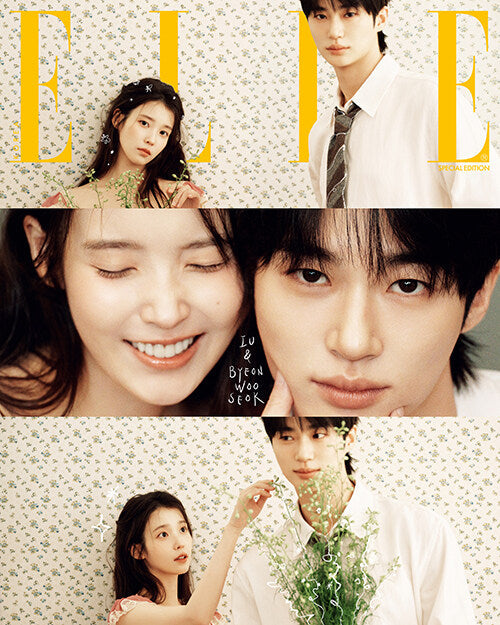 (Pre-Order) ELLE Korea Magazine Special Edition April 2026 (Cover: IU & Byeon Woo Seok) - A (IU & BYEON WOO SEOK)