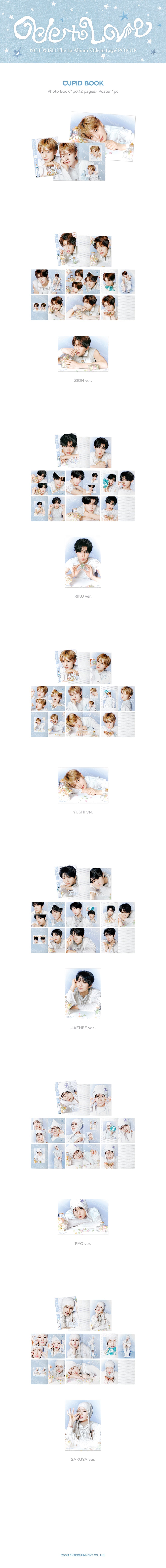 [PRE-ORDER] NCT WISH - Cupid Book (Ode to Love POP UP MD)