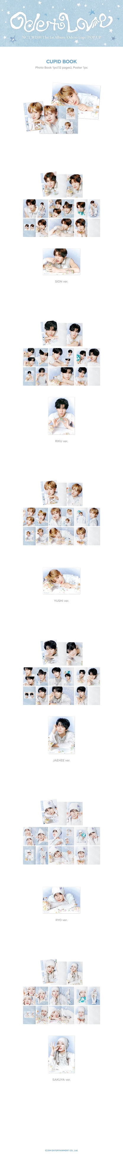 [PRE-ORDER] NCT WISH - Cupid Book (Ode to Love POP UP MD)