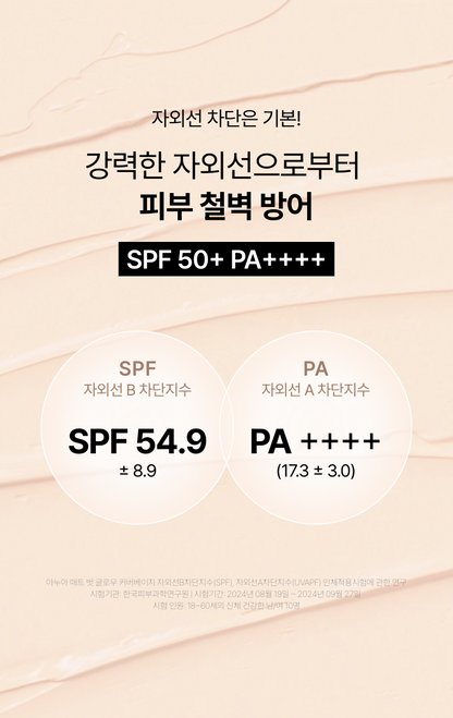 Anua - Matte But Glow Cover Beige 50ml (1+1) [Foundation-Free]