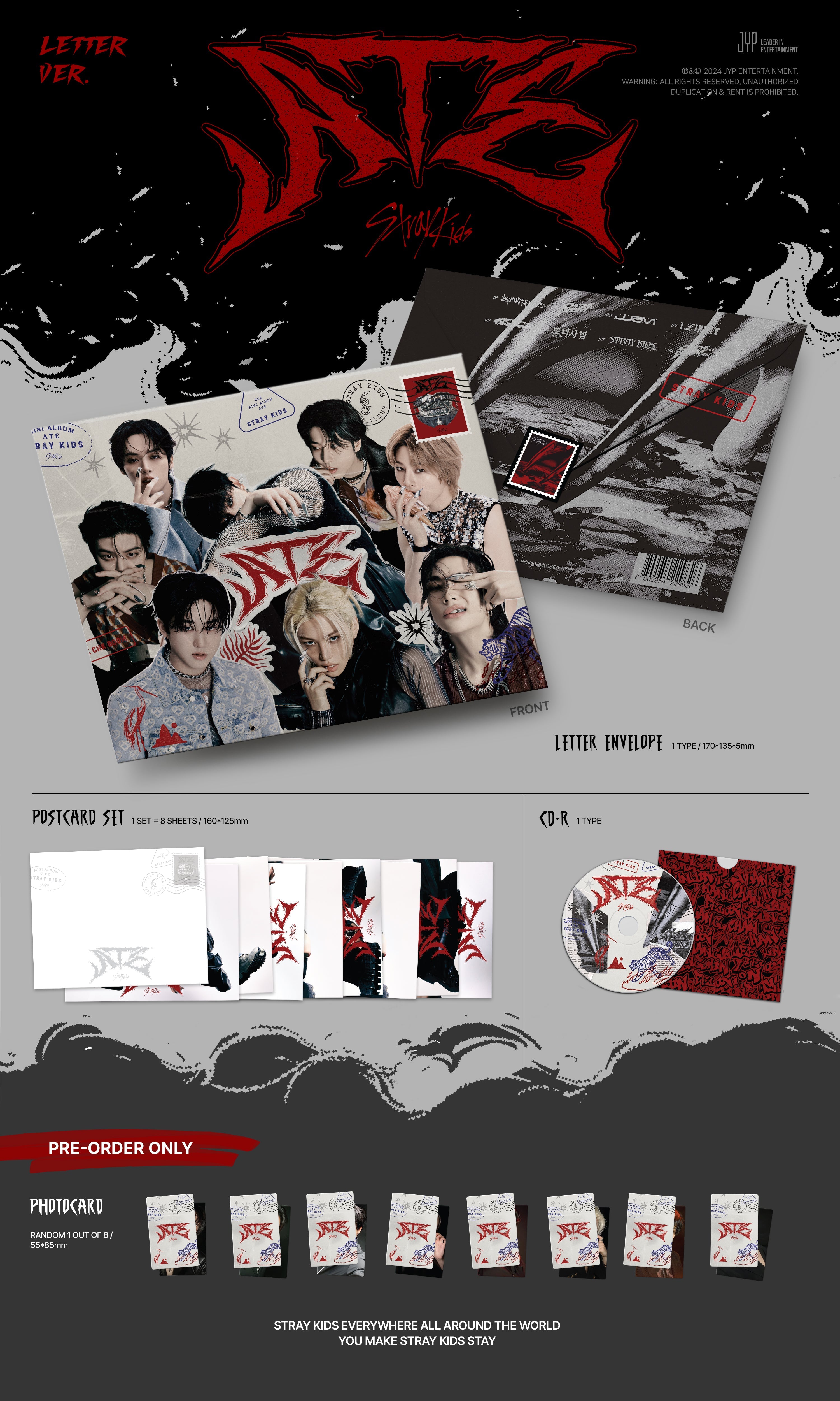 Stray Kids – ATE (9th Mini Album) Letter Ver.